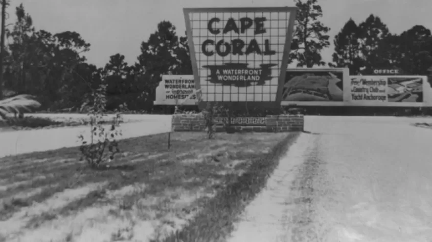 Historic Cape Coral Sign