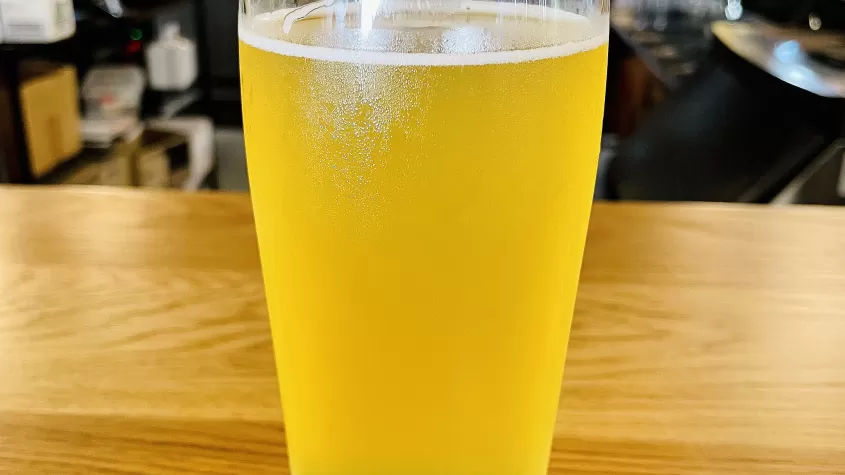 beer in glass at ceremony brewing